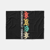 Videospiel-Vintag Retro-Gaming-Arcade 80er 2 Fleecedecke (Vorderseite (Horizontal))