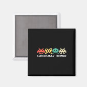 Videospiel-Vintag Retro-Gaming-Arcade 80er 2 Magnet (Vorderseite/Rückseite)