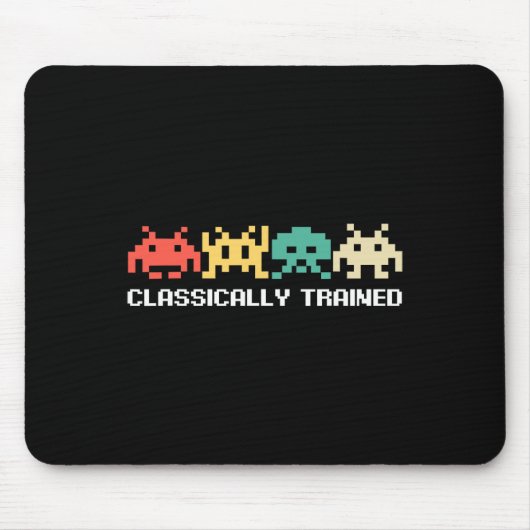 Videospiel-Vintag Retro-Gaming-Arcade 80er 2 Mousepad (Vorne)