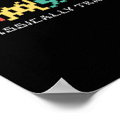 Videospiel-Vintager Retro-Gaming-Arcade 80er 1 Poster (Ecke)