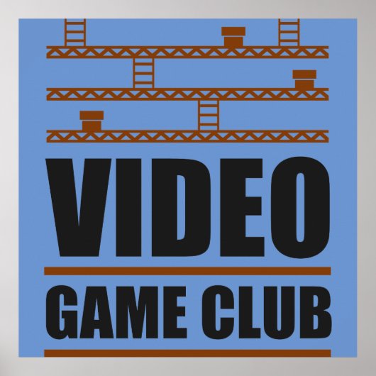 Videospielclub Poster (Vorne)