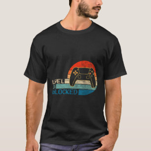 Videospielcontroller entsperrt Stufe 13 Geburtstag T-Shirt