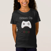 Videospielcontroller, Game On, Red & Green Art T-Shirt (Vorderseite)