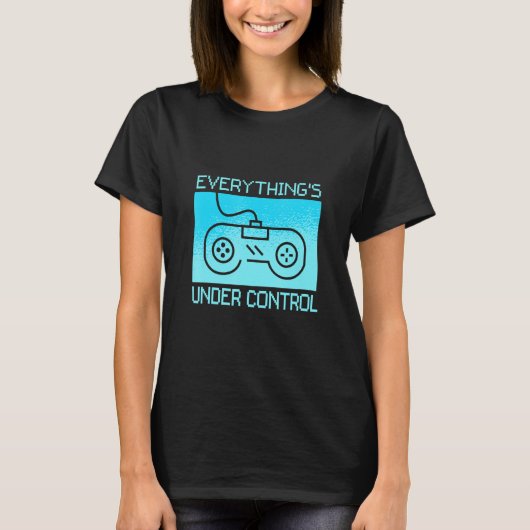 Videospielcontroller Gaming Console Gamer Streami T-Shirt (Vorderseite)