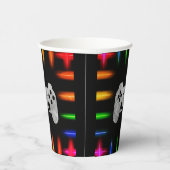 Videospielcontroller Neon Gaming Geburtstagsparty Pappbecher (Rechts)