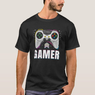 Videospielcontroller Retro Gamer für Jungs-Teenage T-Shirt