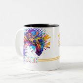 Videospielcontroller Zweifarbige Tasse (Vorderseite Links)