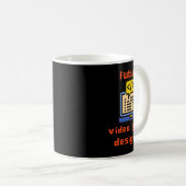 Videospieldesigner-Programmierer-Coder Kaffeetasse (VorderseiteRechts)
