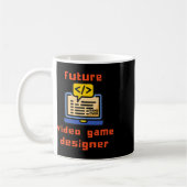 Videospieldesigner-Programmierer-Coder Kaffeetasse (Links)