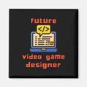 Videospieldesigner-Programmierer-Coder Magnet (Vorne)
