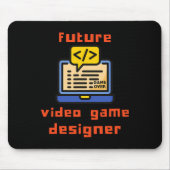 Videospieldesigner-Programmierer-Coder Mousepad (Vorne)