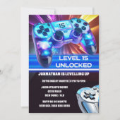 Videospiele des Gamemontrollers in jedem Alter Einladung (Vorderseite)