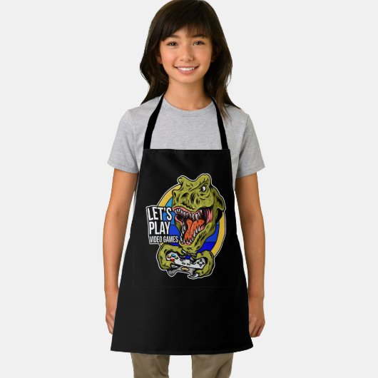 Videospiele Dinosaurier Schürze (Insitu)