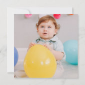 Videospiele Foto Geburtstag Einladung (Rückseite)