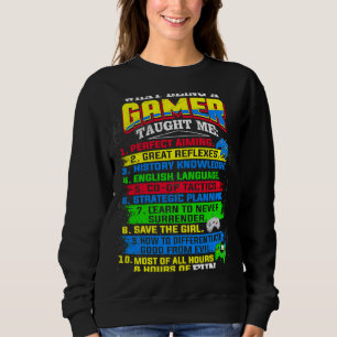 Videospiele Gamer Cool Teenager Männer Frauen Sweatshirt