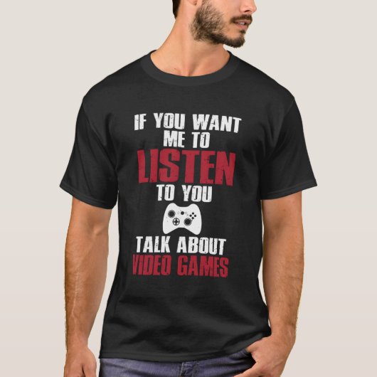 Videospiele Gamer Shirt Funny Gaming (Vorderseite)