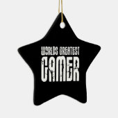 Videospiele Gaming & Gamer Weltbest Gamer Keramikornament (Rechts)