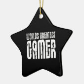 Videospiele Gaming & Gamer Weltbest Gamer Keramikornament (Links)