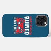 Videospiele haben mein Leben ruiniert, das Leben d iPhone Hülle (Rückseite (Horizontal))