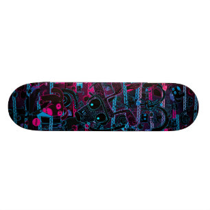 Videospiele im dunklen Aleloop Skateboard