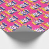Videospiele in Arcade Geschenkpapier (Ecke)