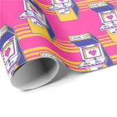 Videospiele in Arcade Geschenkpapier (Rolleneckpunkt)