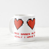 Videospiele Kaffeetasse (Vorderseite Links)