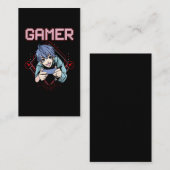 Videospiele Kid Anime Cool Console Gaming Visitenkarte (Vorne/Hinten)