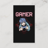 Videospiele Kid Anime Cool Console Gaming Visitenkarte (Vorderseite)