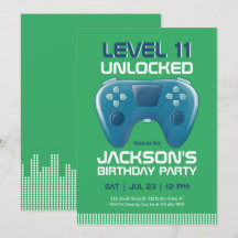 Videospiele-Level Game Uncked Green Gamer Geburtst