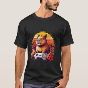 Videospiele Lover Capybara T-Shirt