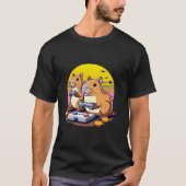 Videospiele Lover Capybara T-Shirt (Vorderseite)