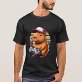 Videospiele Lover Capybara T-Shirt (Vorderseite)