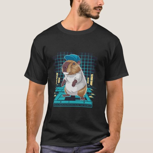 Videospiele Lover Capybara T-Shirt (Vorderseite)