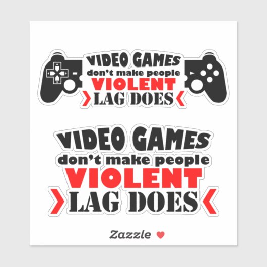 Videospiele machen die Leute nicht zu gewalttätige Aufkleber (Blatt)