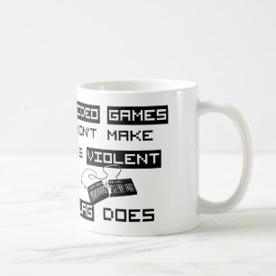 Videospiele machen uns nicht heftig (Computer) Kaffeetasse