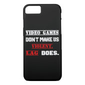 Videospiele machen uns nicht heftig. Verzögerung Case-Mate iPhone Hülle (Rückseite)