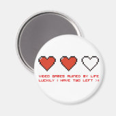 Videospiele Magnet (Vorderseite/Rückseite)
