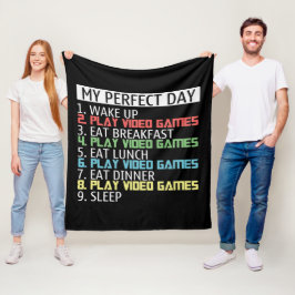 Videospiele perfekt Tagesprache Fleecedecke