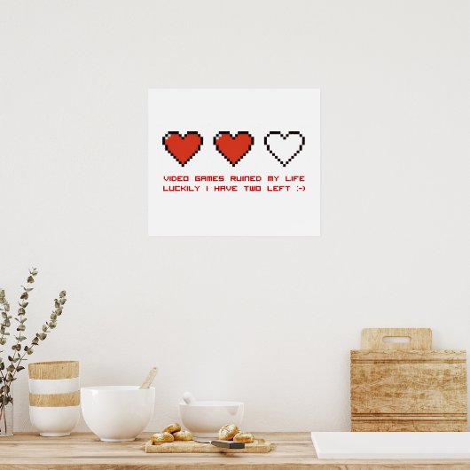 Videospiele Poster (Küche)