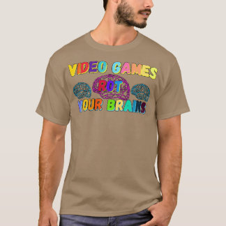 Videospiele Rot Your Brains 17 T-Shirt