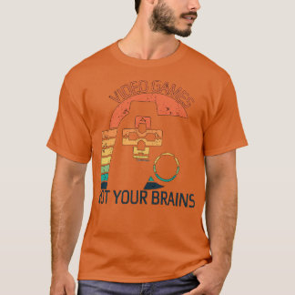 Videospiele Rot Your Brains 7 T-Shirt