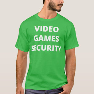 Videospiele Sicherheit Lustiger Gamer Spiel Liebha T-Shirt