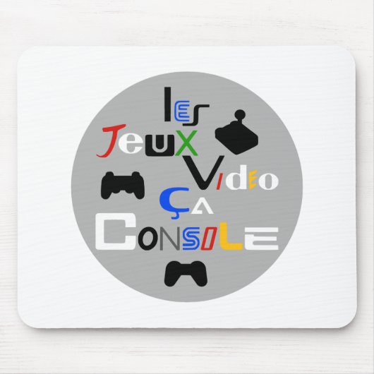 VIDEOSPIELE SIND EIN TROST! MOUSEPAD (Vorne)