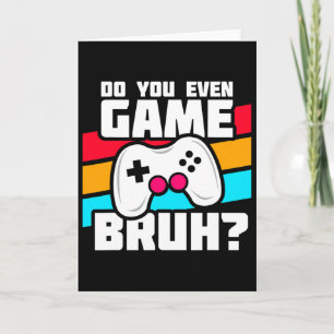 Videospiele spielen - PC-Konsole Gaming - Lustiges Karte