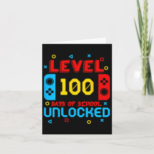 Videospiele Stufe 100 Tage Schulspiel Karte