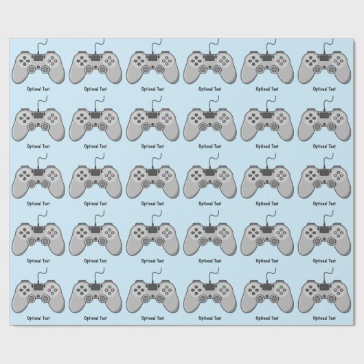 Videospiele-Tag Geschenkpapier (Flach)