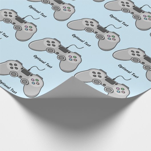 Videospiele-Tag Geschenkpapier (Ecke)