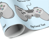 Videospiele-Tag Geschenkpapier (Rolleneckpunkt)