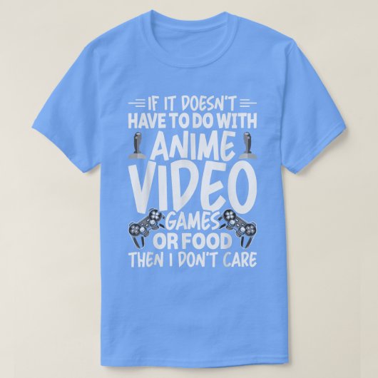 Videospiele von Anime oder Video-Gamer  T-Shirt (Design vorne)